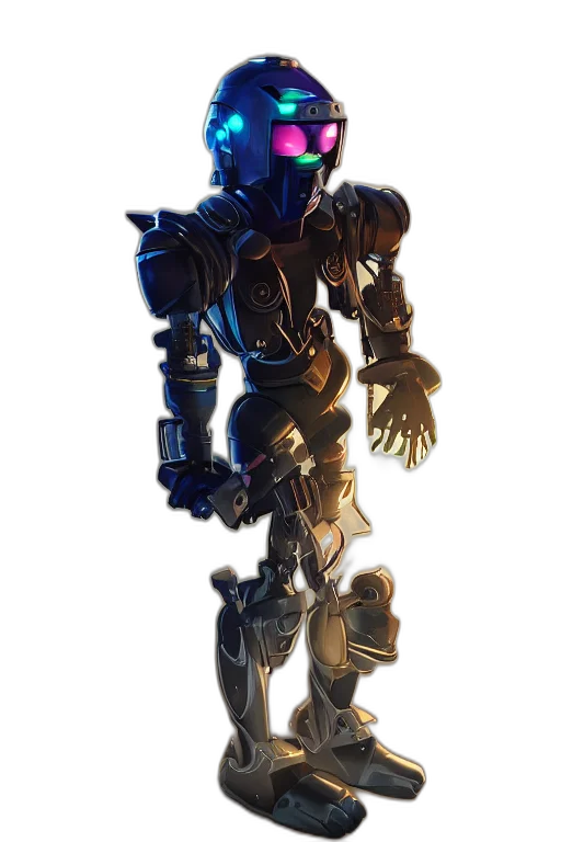 robot, weapon, staff, creature transparent PNG cut-out