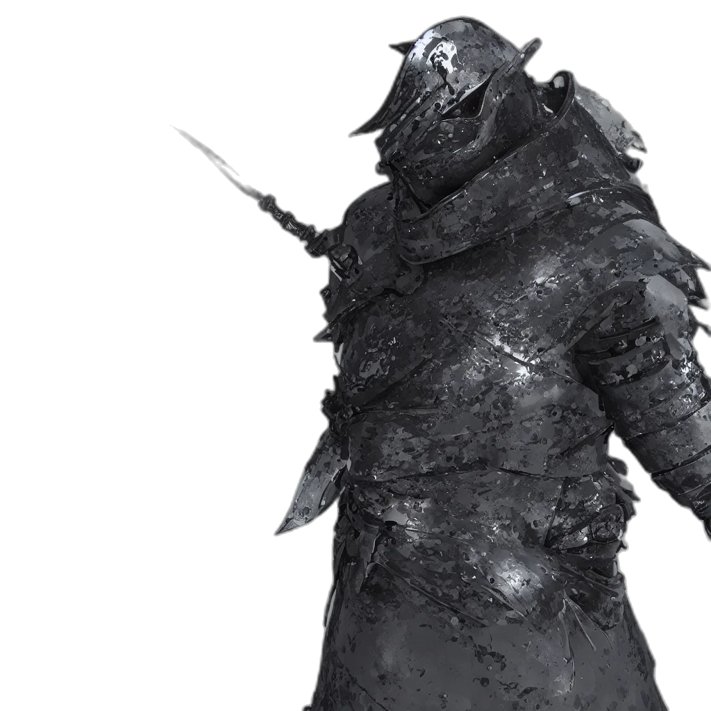 mask, sword, creature, staff transparent PNG cut-out