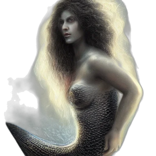 creature, jewelry, dress, hair transparent PNG cut-out