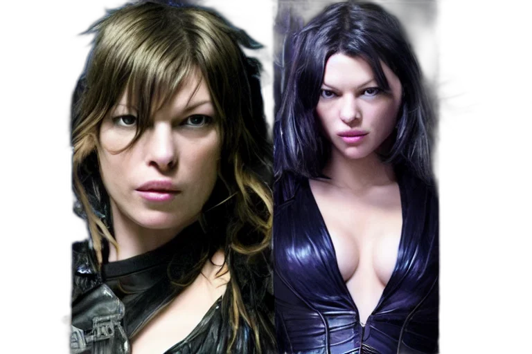 comic book art, photorealistic, concept art, mila transparent PNG cut-out