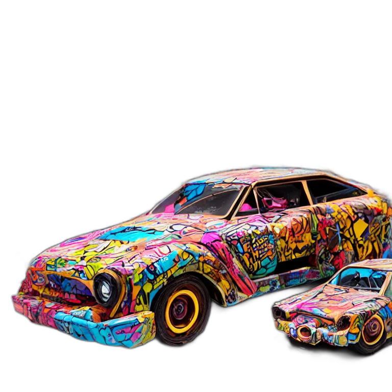 car, 3d render, concept art, photorealistic transparent PNG cut-out