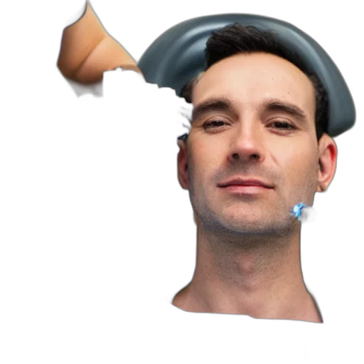 hat, staff, face, crown, photorealistic, concept art, cartoon, robotic transparent PNG cut-out