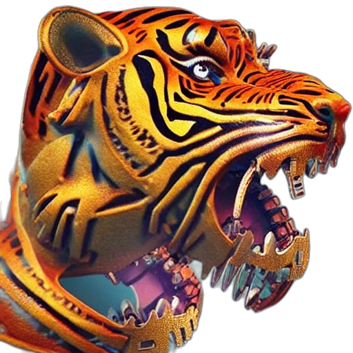 mask, jewelry, animal, crown, 3d render, photorealistic, concept art, fantasy art transparent PNG cut-out