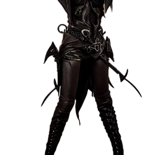 staff, creature, weapon, mask, concept art, 3d render, cyberpunk, fantasy art transparent PNG cut-out
