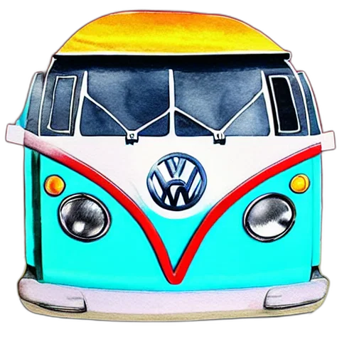 car, 3d render, concept art, photorealistic, cartoon, fisheye, perspective, caricature transparent PNG cut-out