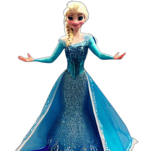 dress, crown, 3d render, concept art transparent PNG cut-out