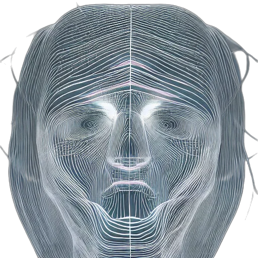 mask, face, robot, hair transparent PNG cut-out