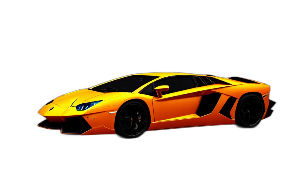 car, weapon, 3d render, photorealistic transparent PNG cut-out