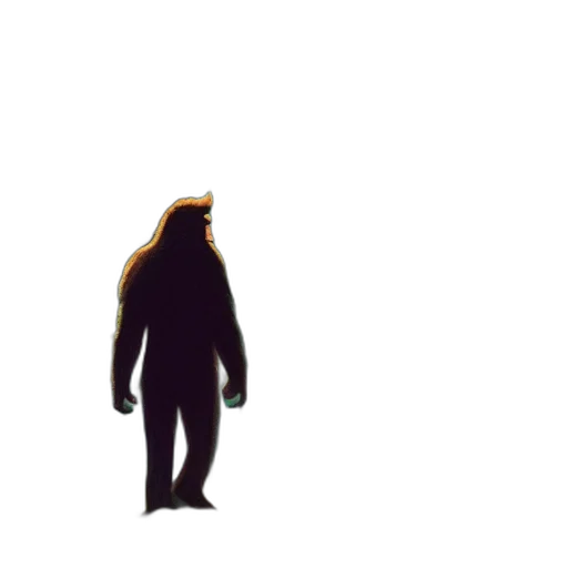 creature, animal, mask, hair, concept art, pixel art, 3d render, comic book art transparent PNG cut-out