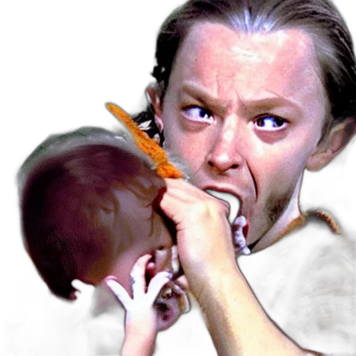 face, mask, staff, weapon transparent PNG cut-out