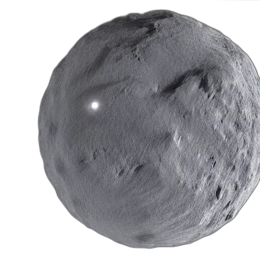 outer space, meteorite, hitting, earth, seen, space, blender, render transparent PNG cut-out