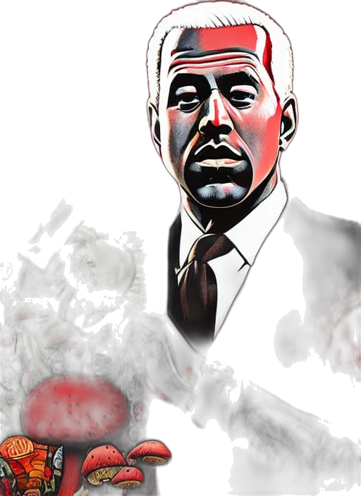 staff, face, comic book art, concept art, photorealistic, cartoon, red, portrait transparent PNG cut-out