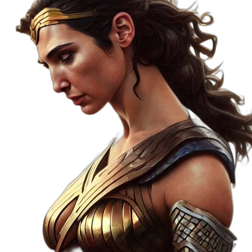 fantasy art, comic book art, concept art, photorealistic transparent PNG cut-out