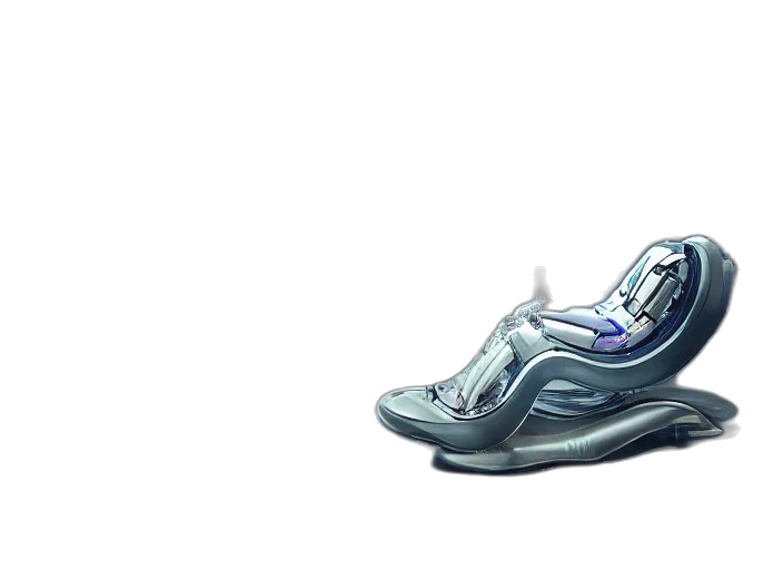 shoes, car, robot, 3d render transparent PNG cut-out