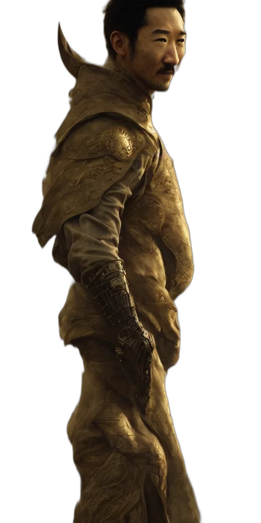 staff, sword, jacket, creature transparent PNG cut-out