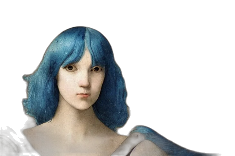 hair, face, dress, mask transparent PNG cut-out