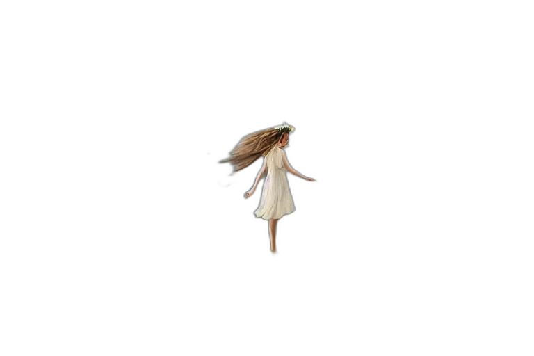 hair, dress, creature, animal, 3d render, concept art, pixel art, fantasy art transparent PNG cut-out