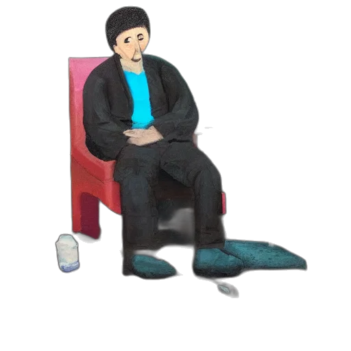 furniture, jacket, hat, staff transparent PNG cut-out