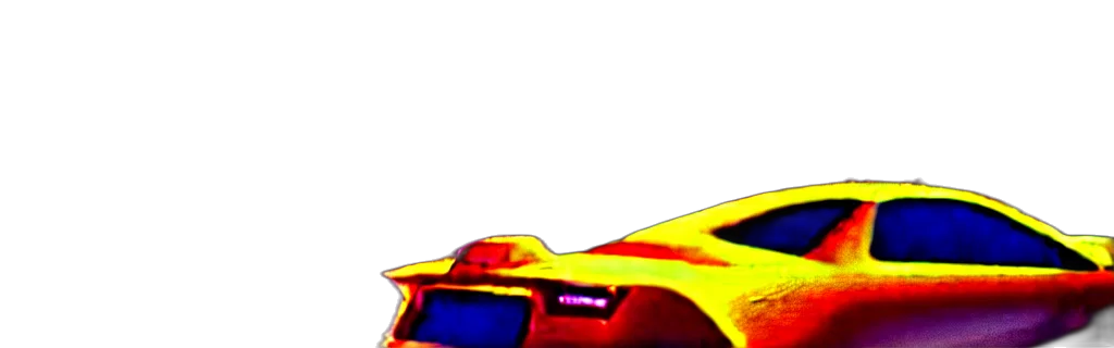 car, robot, weapon, face, 3d render, photorealistic, concept art, comic book art transparent PNG cut-out