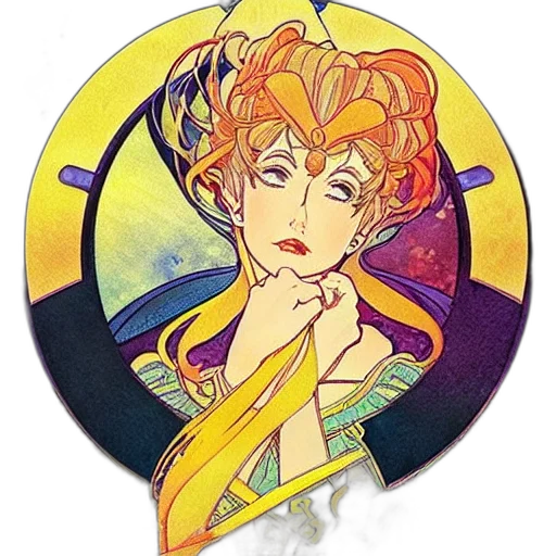 staff, jewelry, anime, vaporwave, fantasy art, pixel art, sailor, galaxia transparent PNG cut-out