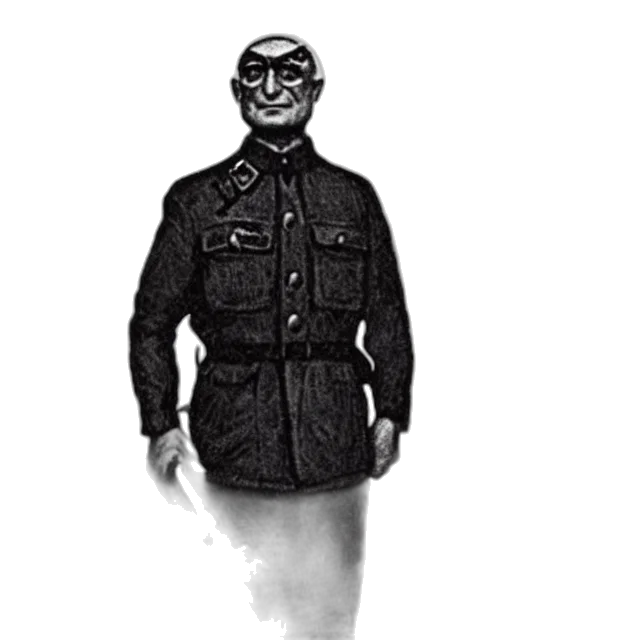 jacket, mask, staff, face transparent PNG cut-out