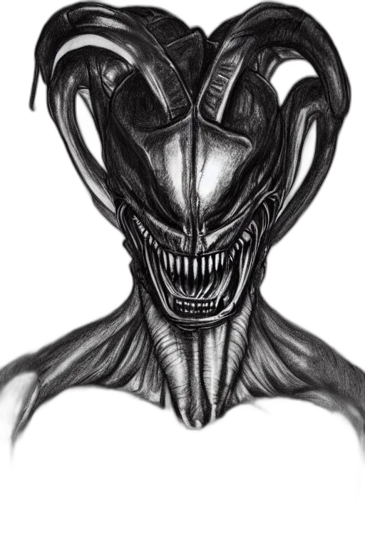 creature, mask, face, dragon, concept art, pencil sketch, comic book art, fantasy art transparent PNG cut-out