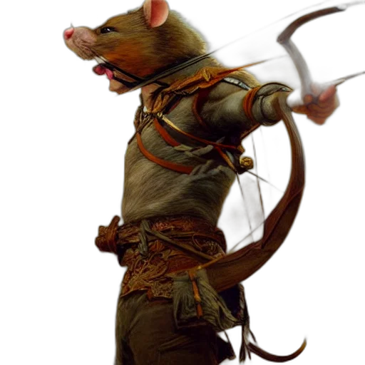 staff, animal, weapon, mask, concept art, 3d render, photorealistic, fantasy art transparent PNG cut-out