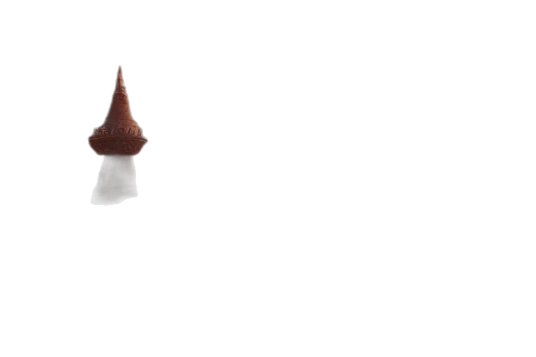 hat, crown, umbrella, staff transparent PNG cut-out