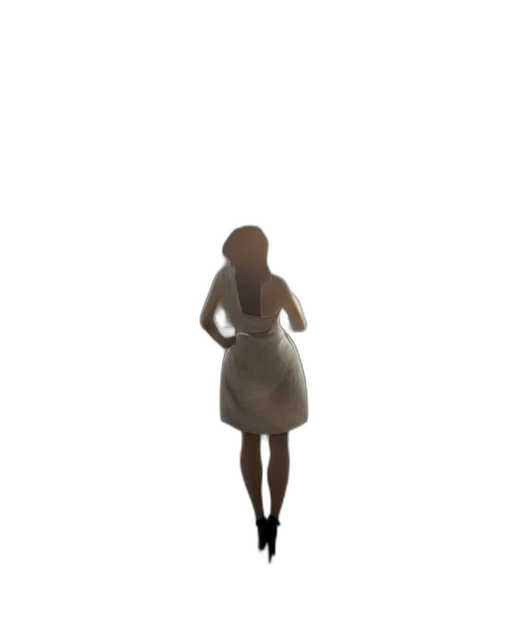 dress, staff, robot, hair transparent PNG cut-out