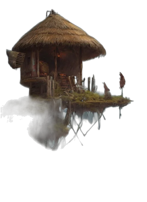 hat, staff, dragon, umbrella transparent PNG cut-out