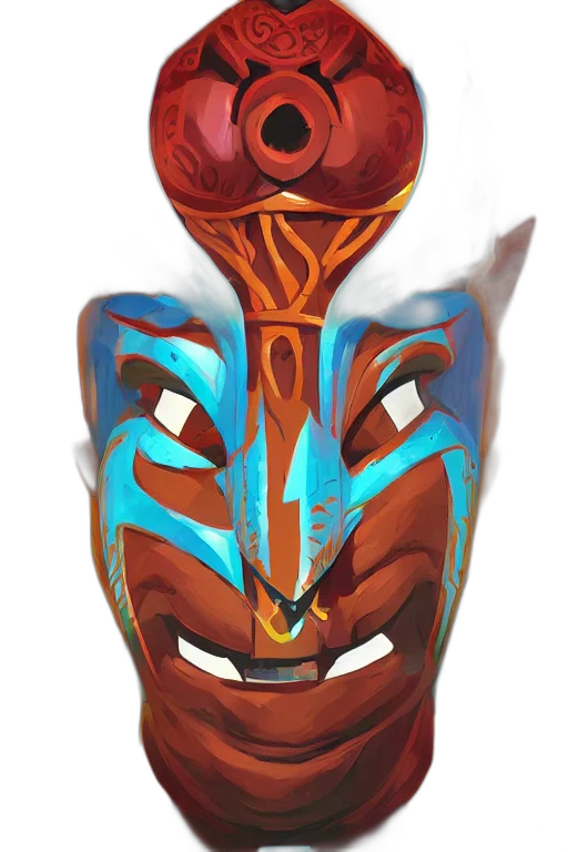 mask, face, robot, creature transparent PNG cut-out