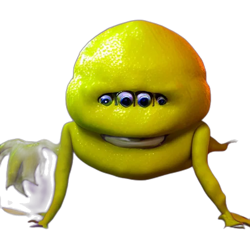 creature, animal, food, robot, 3d render, concept art, photorealistic, neon transparent PNG cut-out
