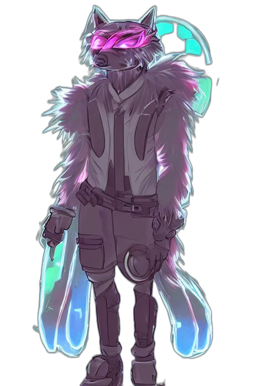 staff, jacket, creature, mask transparent PNG cut-out