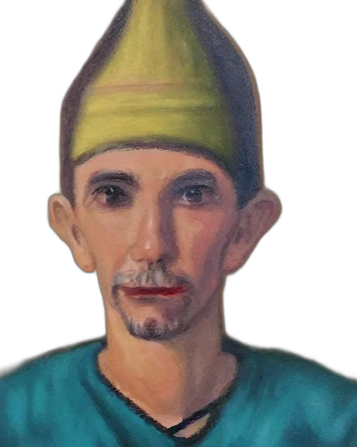 staff, face, mask, hat transparent PNG cut-out