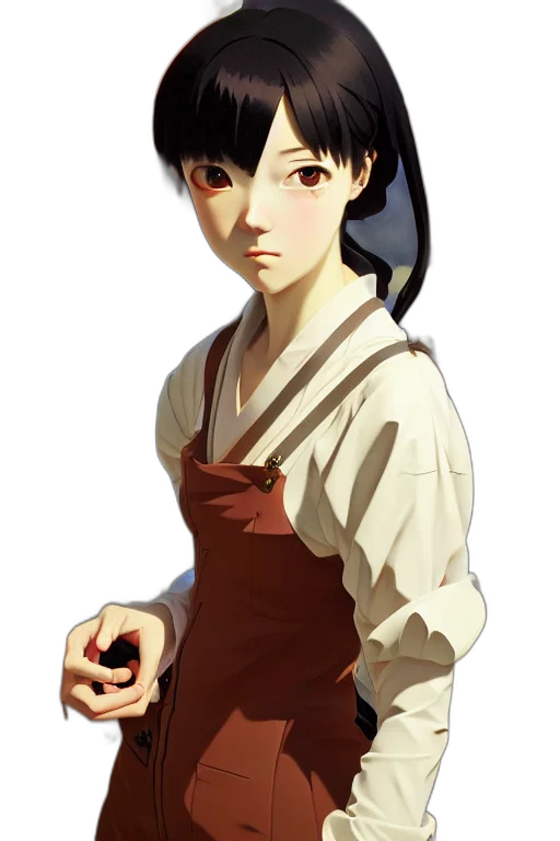 staff, face, food, dress transparent PNG cut-out