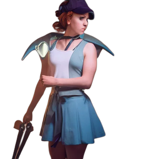 staff, sword, weapon, dress transparent PNG cut-out