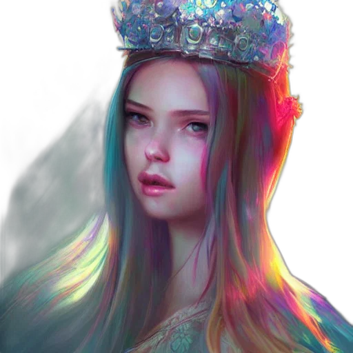 crown, face, dress, jewelry transparent PNG cut-out