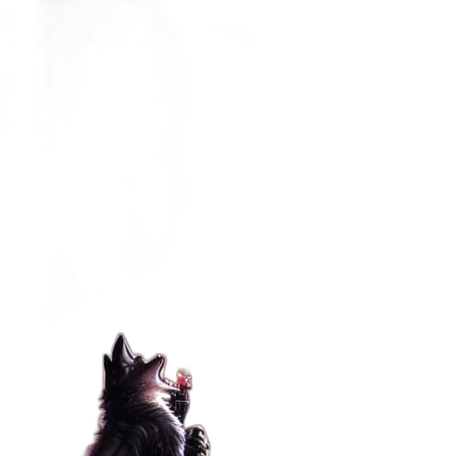 animal, creature, dragon, staff transparent PNG cut-out