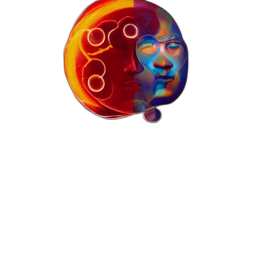 face, mask, umbrella, staff transparent PNG cut-out