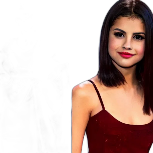 dress, photorealistic, cartoon, selina transparent PNG cut-out