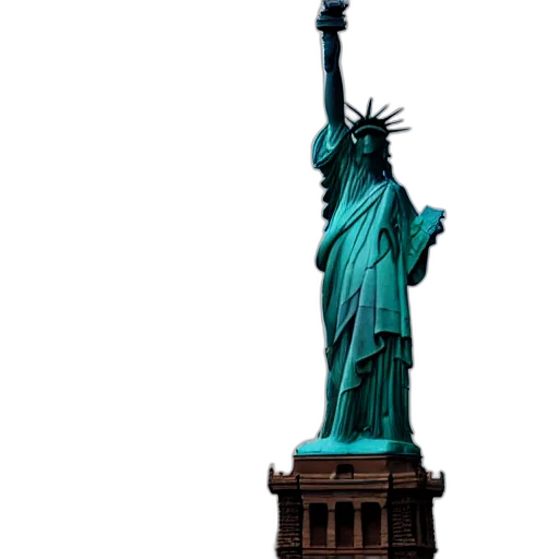 weapon, dress, 3d render, photorealistic, concept art, statue, liberty, real transparent PNG cut-out