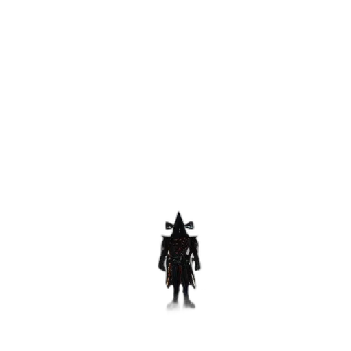 robot, staff, sword, mask, pixel art, concept art, 3d render, fantasy art transparent PNG cut-out