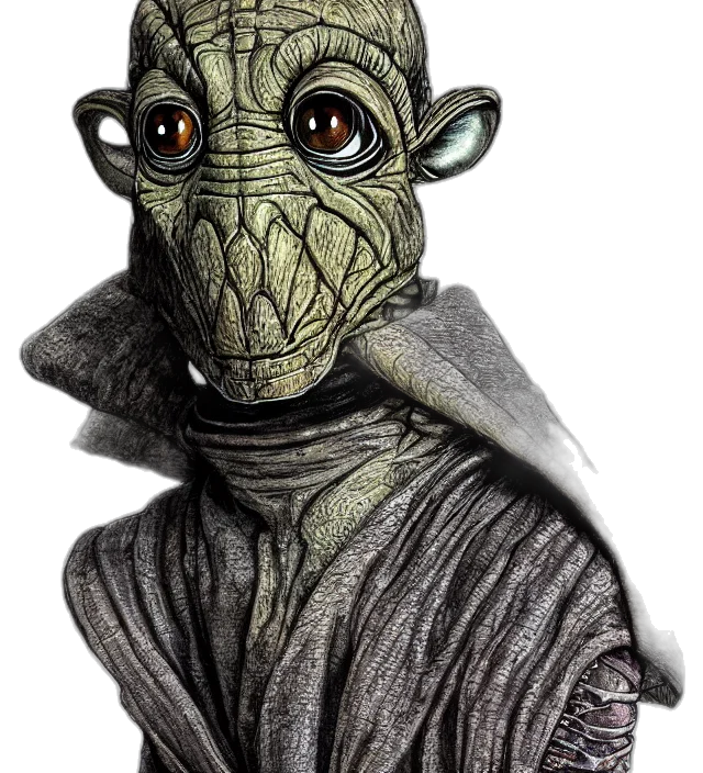 mask, creature, face, staff transparent PNG cut-out