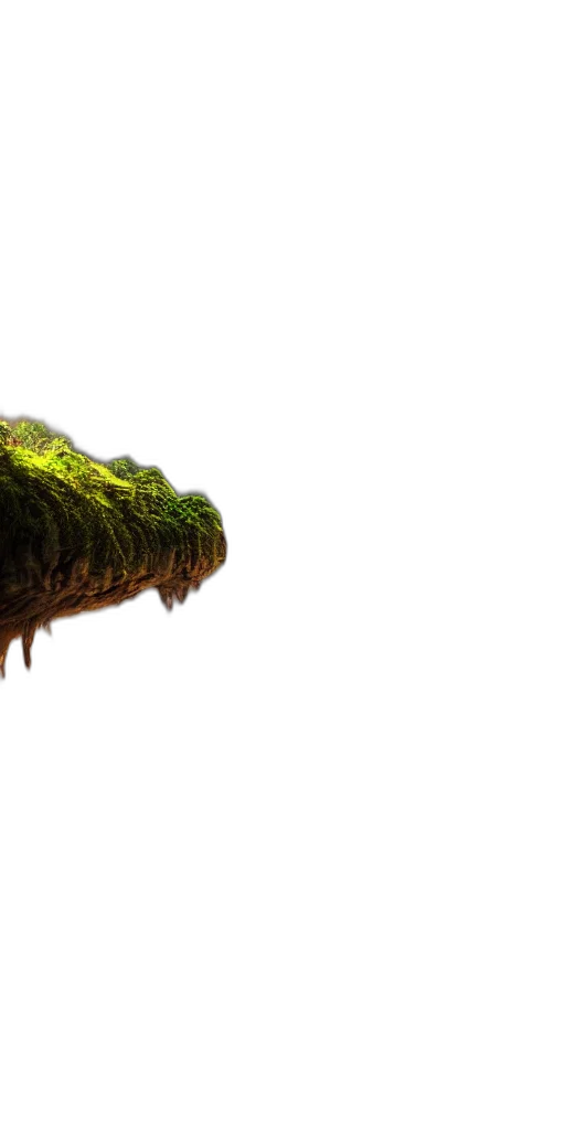 dragon, hair, tree, creature transparent PNG cut-out