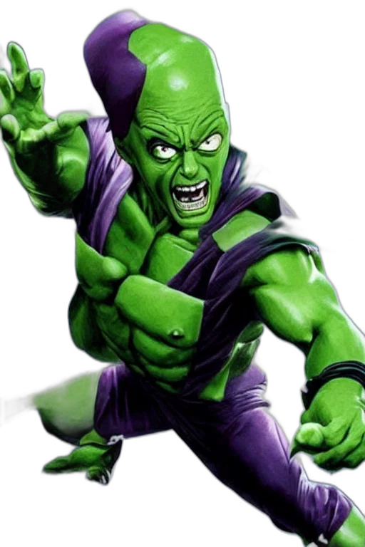 staff, mask, face, comic book art, concept art, photorealistic, 3d render, green transparent PNG cut-out