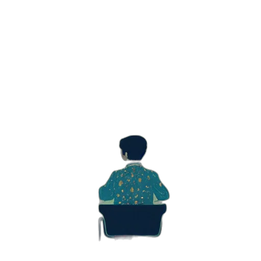 jacket, furniture, staff, umbrella, pixel art, concept art, 3d render, cartoon transparent PNG cut-out