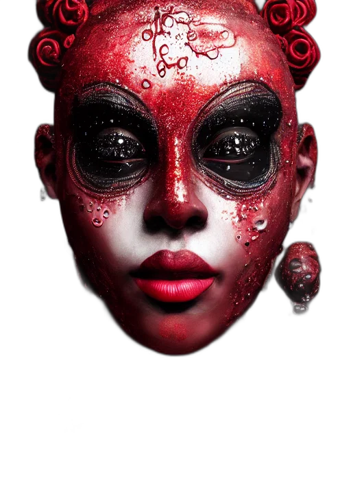 mask, face, creature, robot transparent PNG cut-out