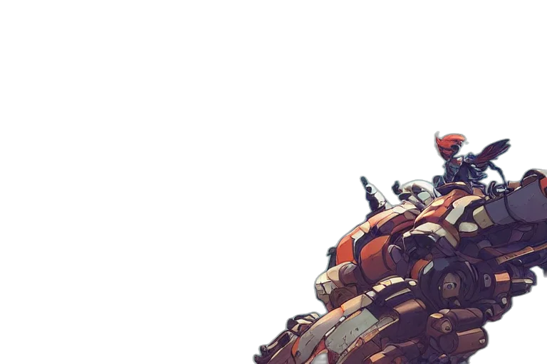 robot, weapon, car, concept art, 3d render, watercolor, comic book art, outer space transparent PNG cut-out