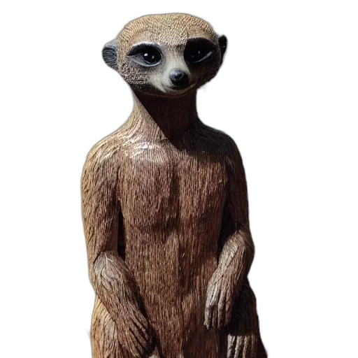 creature, animal, staff, dress, 3d render, concept art, photorealistic, fantasy art transparent PNG cut-out