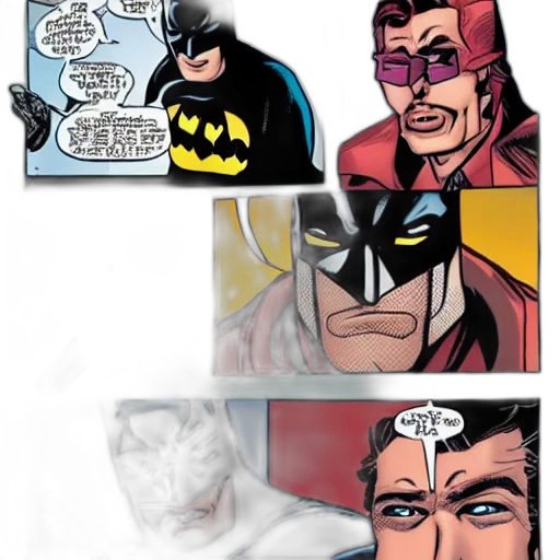 mask, comic book art, concept art, batman, seeing, his, parents, again transparent PNG cut-out